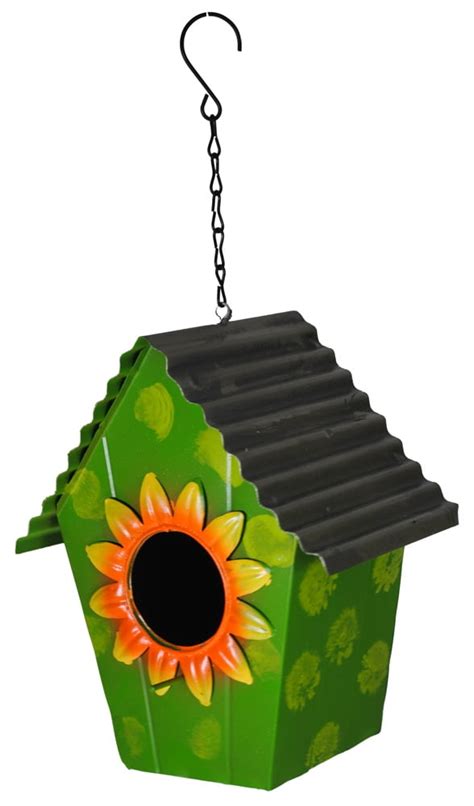 bird houses with metal roofs made of lilies|bird houses for sale.